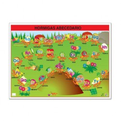 Póster Hormigas Abecedario