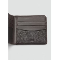 Cartera billetera efecto abatanado