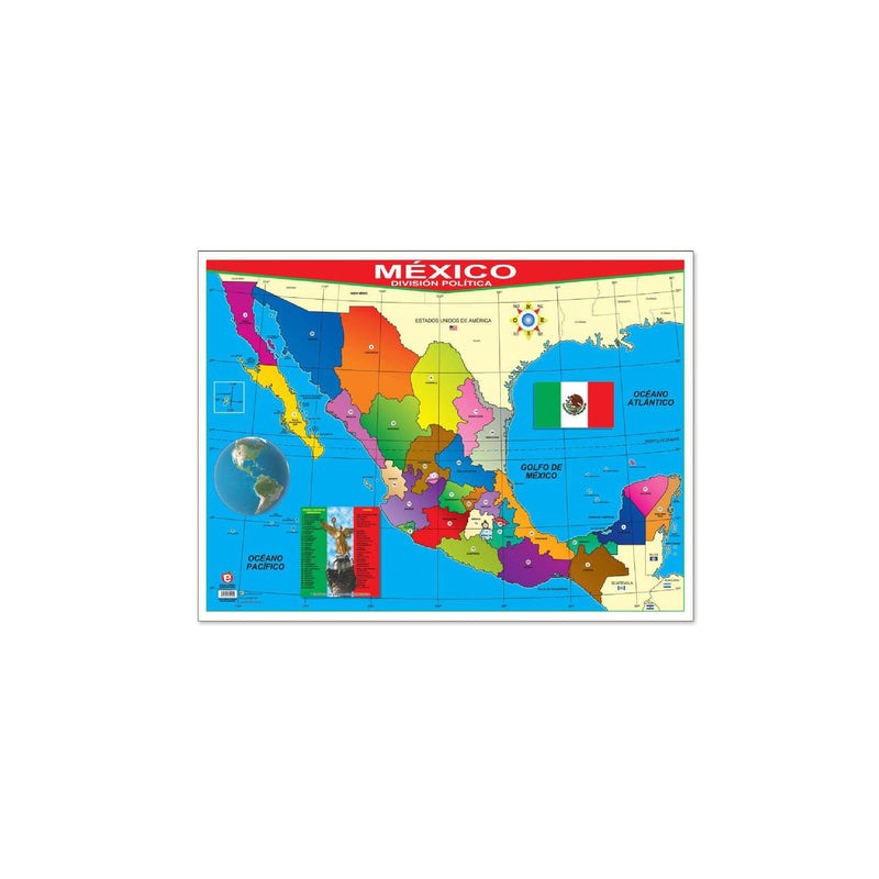 Póster México D.P. (Bandera)