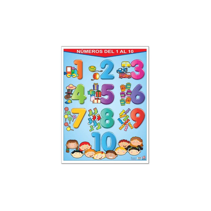 Póster Números del 1 al 10