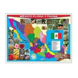 Póster México Flora y Fauna