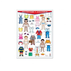 Póster Recórtame y Juguemos