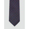 Corbata seda diseño geométrico