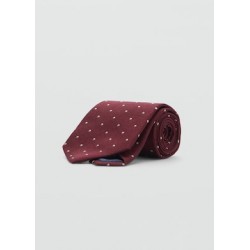 Corbata seda lunares