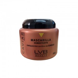 Mascarilla humectante con elixir de caviar, nutre y humecta aporta fuerza y resistencia 250g - LVB Beauté