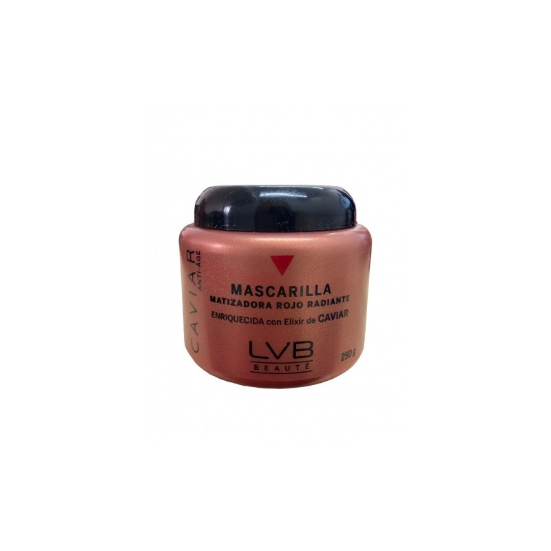 Mascarilla Matiz Rojo radiante protege los tonos rojo y caoba y magentas de fantasía 250g - LVB Beauté