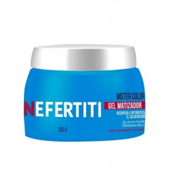 Gel Mister Color matiz recupera e intensifica el color negro del cabello 350g - Nefertiti