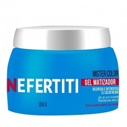 Gel Mister Color matiz recupera e intensifica el color negro del cabello 350g - Nefertiti