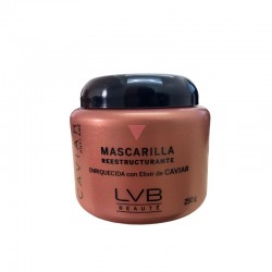 Mascarilla Reestructurante para cabellos resecos y procesados, hidrata profundamente 250g - LVB Beauté