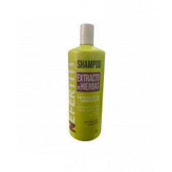 Shampoo Extracto de hierbas humecta y reestructura la fibra capilar 1L - Nefertiti
