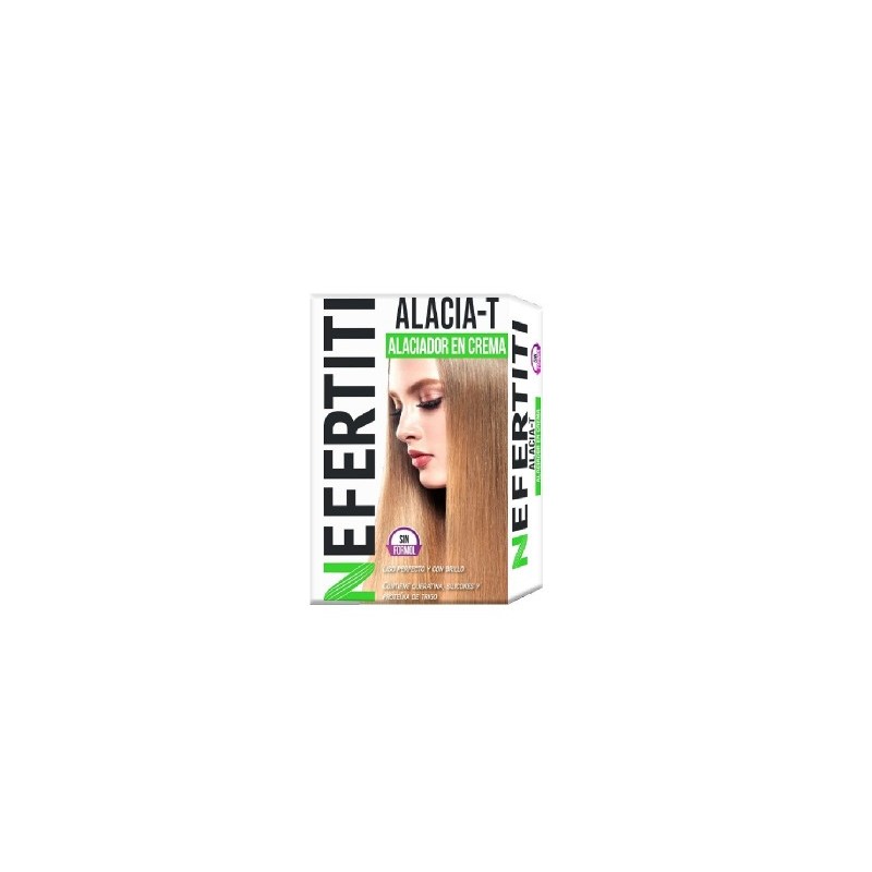 Alacia-T Kit en crema para alaciado permanente de cabello y planchado de ceja - Nefertiti