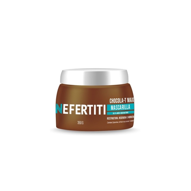 Chocola-T Max Mascarilla reestructura cabello sobreprocesado o sin elasticidad, aporta brillo y suavidad 360g - Nefertiti