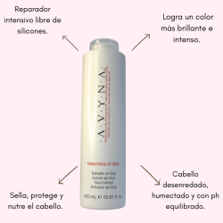 Di Goji Maschera protector de cabello teñido 500ml - AVYNA