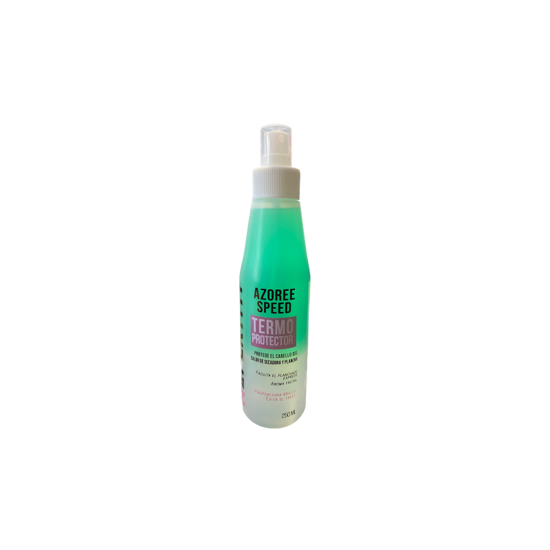 Azoree Speed Termo Protector dos fases aporta brillo, evita el frizz, facilita planchado 240ml - Nefertiti