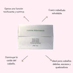 Abbondanza Lozione evita la caída, purifaca la raíz 12x10ml - AVYNA
