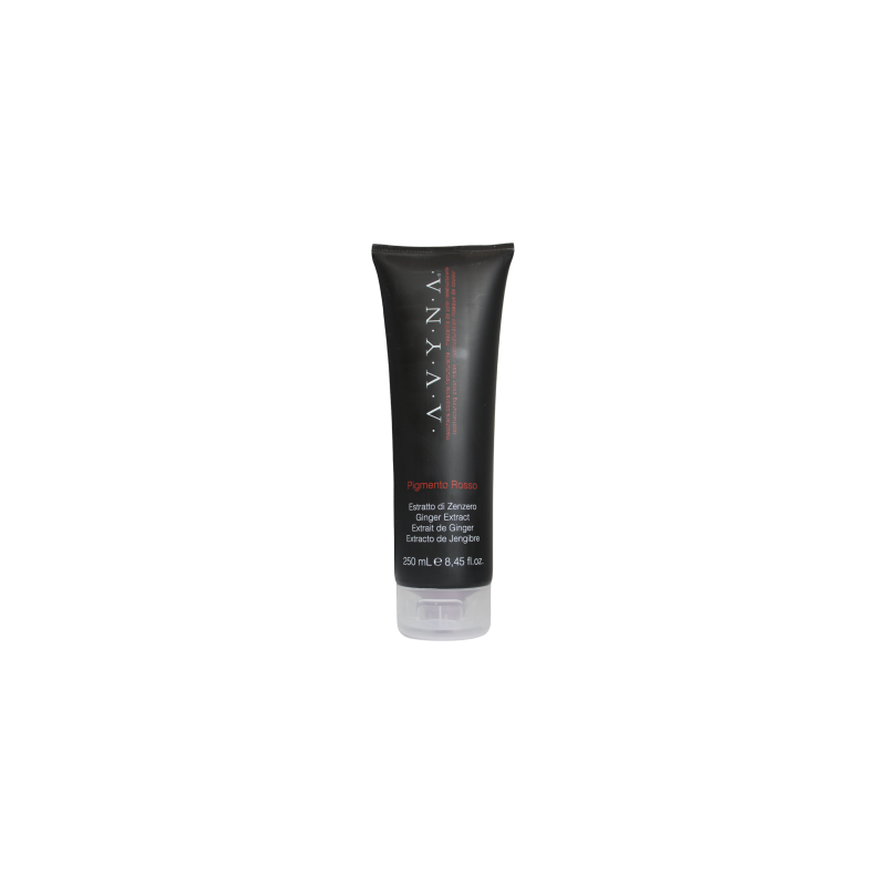Zenzero maschera colorante Rosso reestructura e intensifica el color cosmético y nutre el cabello 250ml - Avyna