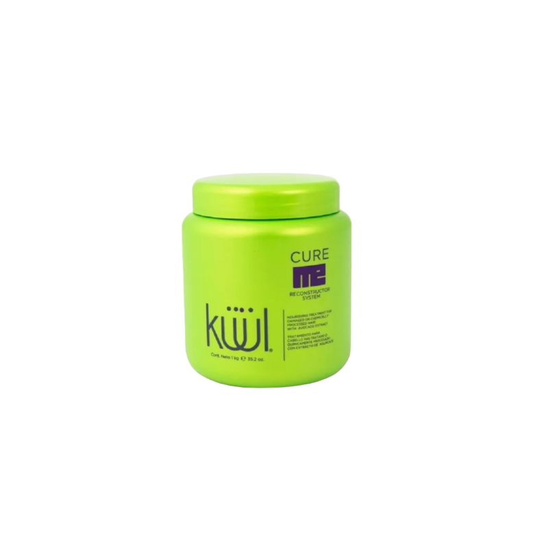 Cure me reconstructor system Tratamiento para cabello maltratado o químicamente procesado con extracto de aguacate 1Kg.- Kuul
