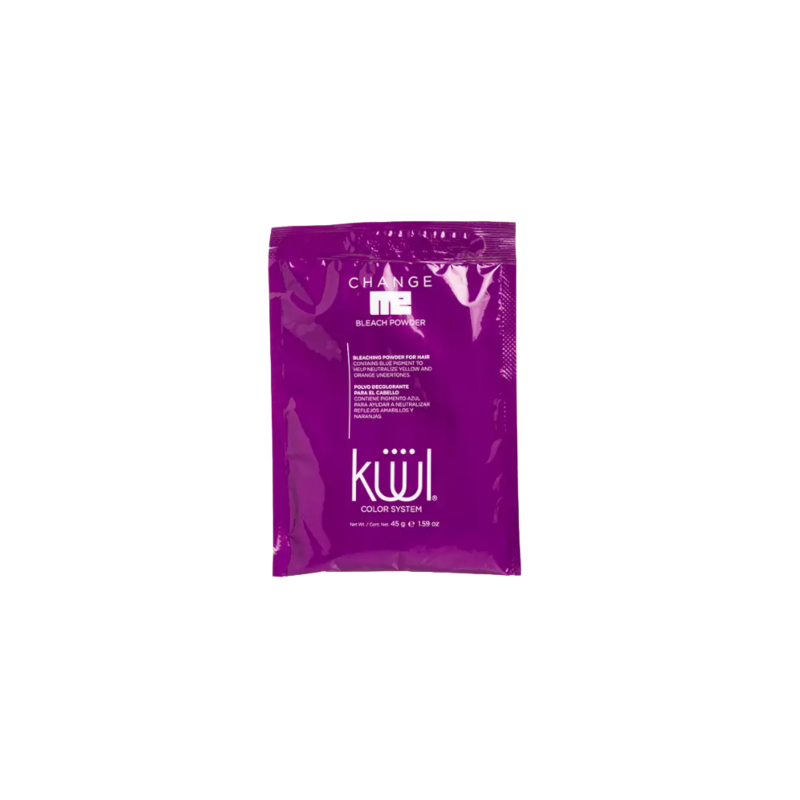 Change me Polvo decolorante para el cabello contiene pigmento azul 45g.-Kuul