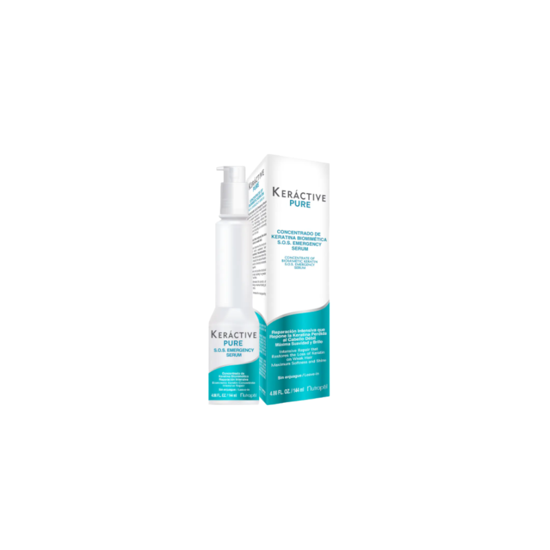 Pure keratina biomimetica para cabello sin enjuague 144ml-Nutrapel