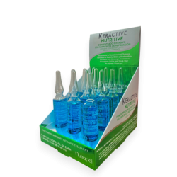 Nutritive Keráctive Ampolleta intensiva para cabello deshidratado aporta elasticidad y brillo 12*15ml - Nutrapél
