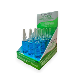 Nutritive Keráctive Ampolleta intensiva para cabello deshidratado aporta elasticidad y brillo 12*15ml - Nutrapél