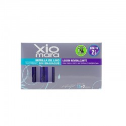 Ampolletas semilla de Lino cabello maltratado, seco o sensibilizado 12*10ml - Xiomara