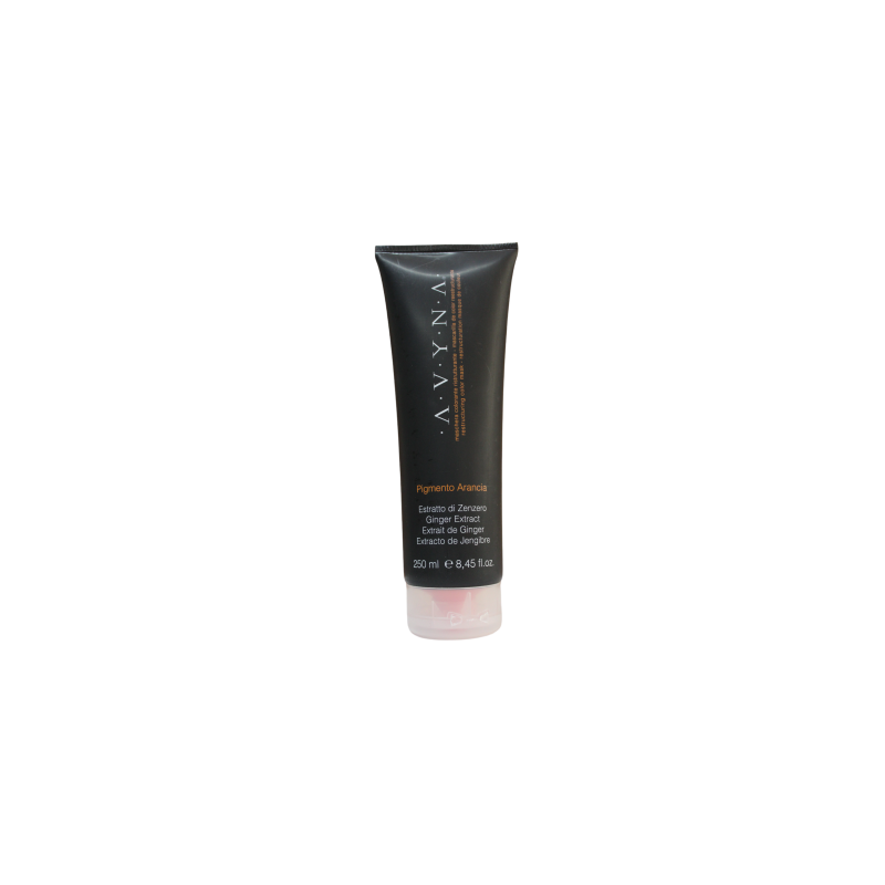 Zenzero Maschera colorante Arancia reestructura e intensifica el color cosmético y nutre el cabello 250ml - Avyna
