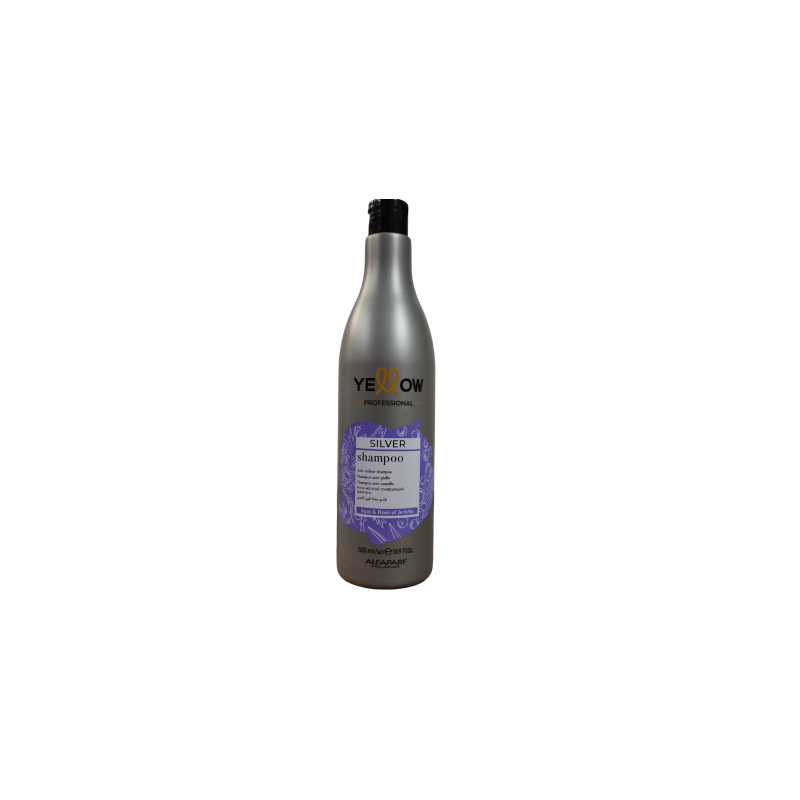 Silver shampoo anti amarillo para rubios fríos y canas 500ml - Yellow