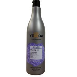Silver shampoo anti amarillo para rubios fríos y canas 500ml - Yellow