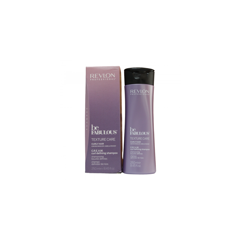 Be Fabulous curly shampoo para el cuidado diario del cabello rizado y ondulado 250ml- Revlon