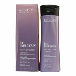 Be Fabulous curly shampoo para el cuidado diario del cabello rizado y ondulado 250ml- Revlon
