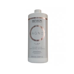 Magnet Color Lock Repairing Shampoo protege contra los efectos negativos de la mala calidad del agua 1l- Revlon