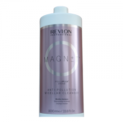 Magnet Anti Pollu Mic Cleanser Shampoo nutritivo como refrescante adecuado para todo tipo de cabello 1L- Revlon
