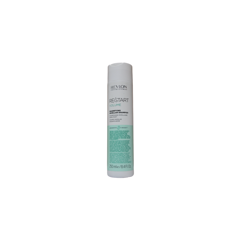 RESTART Volume Shampoo Micelar Magnificador efecto raíces levantadas para mayor cuerpo 250ml - Revlon