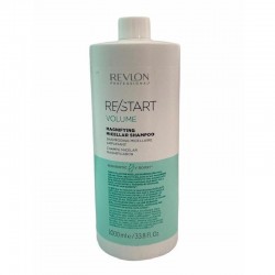 RESTART Volume Shampoo Micelar Magnificador efecto raíces levantadas para mayor cuerpo 1L - Revlon