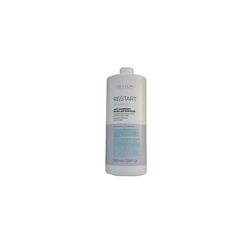 Restart balance anti dandruff shampoo Limpia suavemente el cabello y el cuero cabelludo. 1000ml-Revlon