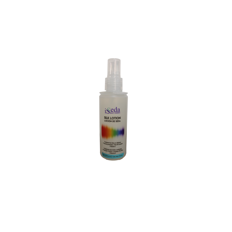 Loción seda brinda protección térmica, aporta brillo y sedosidad, protege cabello teñido 150ml - Isseda
