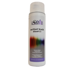 Shampoo Matizant Black neutraliza el tono amarillento del cabello 300ml - Isseda
