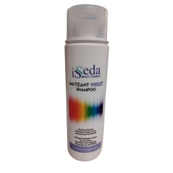 Shampoo Matizant Violet neutraliza visos amarillos en cabello gris y rubio 300ml - Isseda