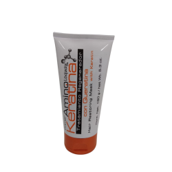Tratamiento Amino Keratin regenerador para cabello quebradizo, seco o dañado 150g - Loquay