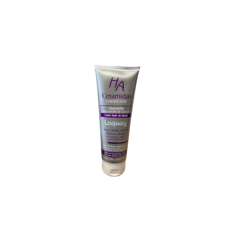 Mascarilla selladora de color platino y beige 225g - Loquay