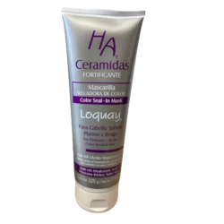 Mascarilla selladora de color platino y beige 225g - Loquay