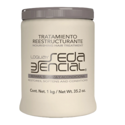 Tratamiento reestructurante y nutritivo para cabello seco, maltratado o químicamente procesado 1k - Loquay