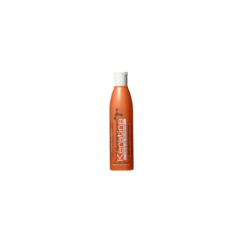 Shampoo Amino keratin ideal para cabello desfibrado y deshidratado, libre de sulfatos 250ml - Loquay