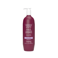 Shampoo matiz pure red, Resalta la luz y el brillo de los tonos rojos 1L - Loquay