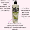 Shampoo libre de sulfatos y parabenos limpia profundamente protege el cabello teñido 450ml - Xiomara