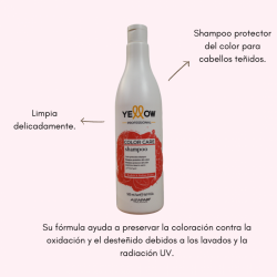 Color care shampoo preserva la coloración contra la oxidación 500ml - Yellow
