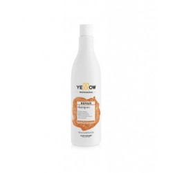 Repair shampoo restructurante para cabello dañado, aporta fuerza y elasticidad 500ml - Yellow
