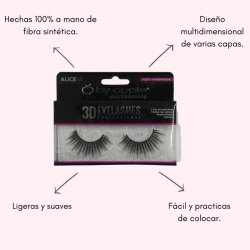 Pestañas 3D Alice 15-By Apple