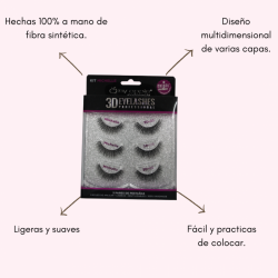 Pestañas 3D Kit Michelle-By Apple